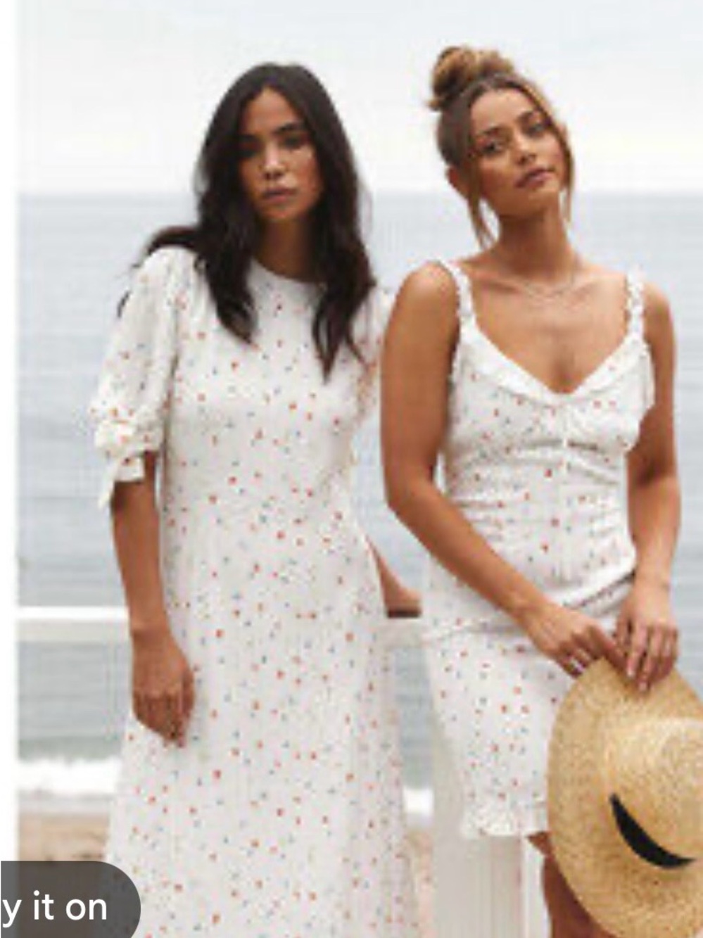 🌼 Charlie Holiday Ditsy Floral Maxi Dress | Size M | Cream Multicolor